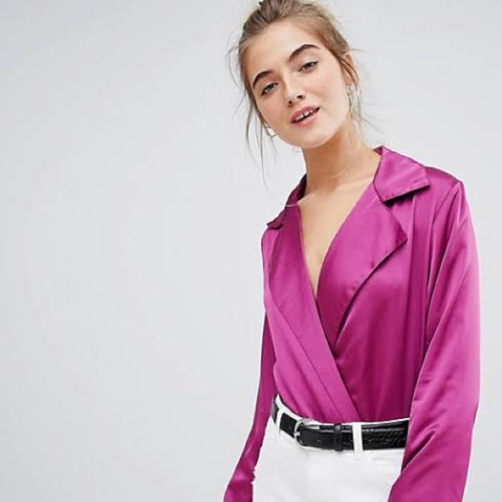 Parisian wrap bodysuit